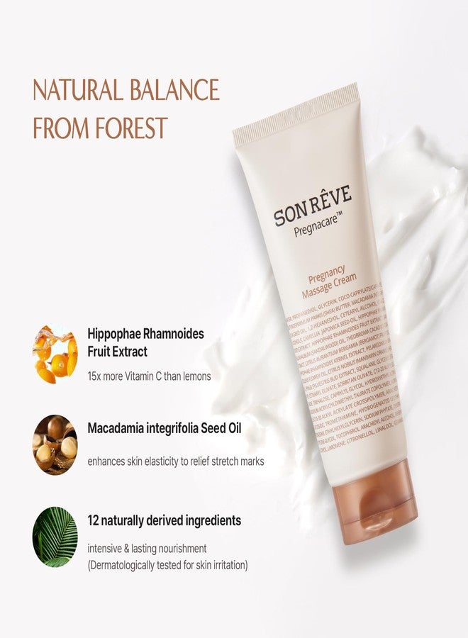 SONREVE Stretch-Care Massage Cream for Teens & Expecting Mothers – Deep Moisture & Body Elasticity Support, 150 ml - Image 4
